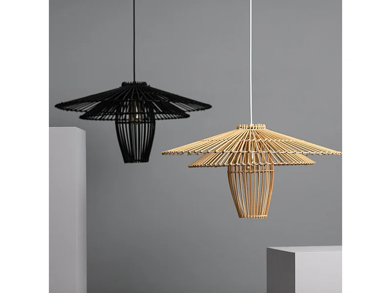 Lámpara Colgante de Bambú Jiang Natural