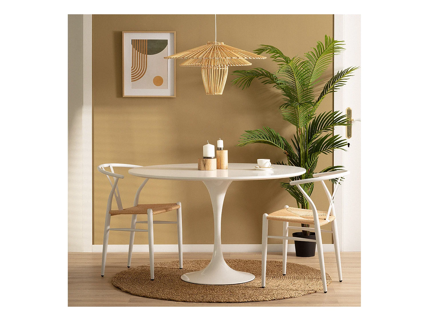 Lámpara Colgante de Bambú Jiang Natural