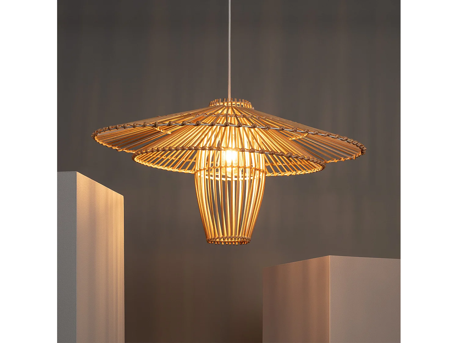 Suspension Bambou Jiang Naturel