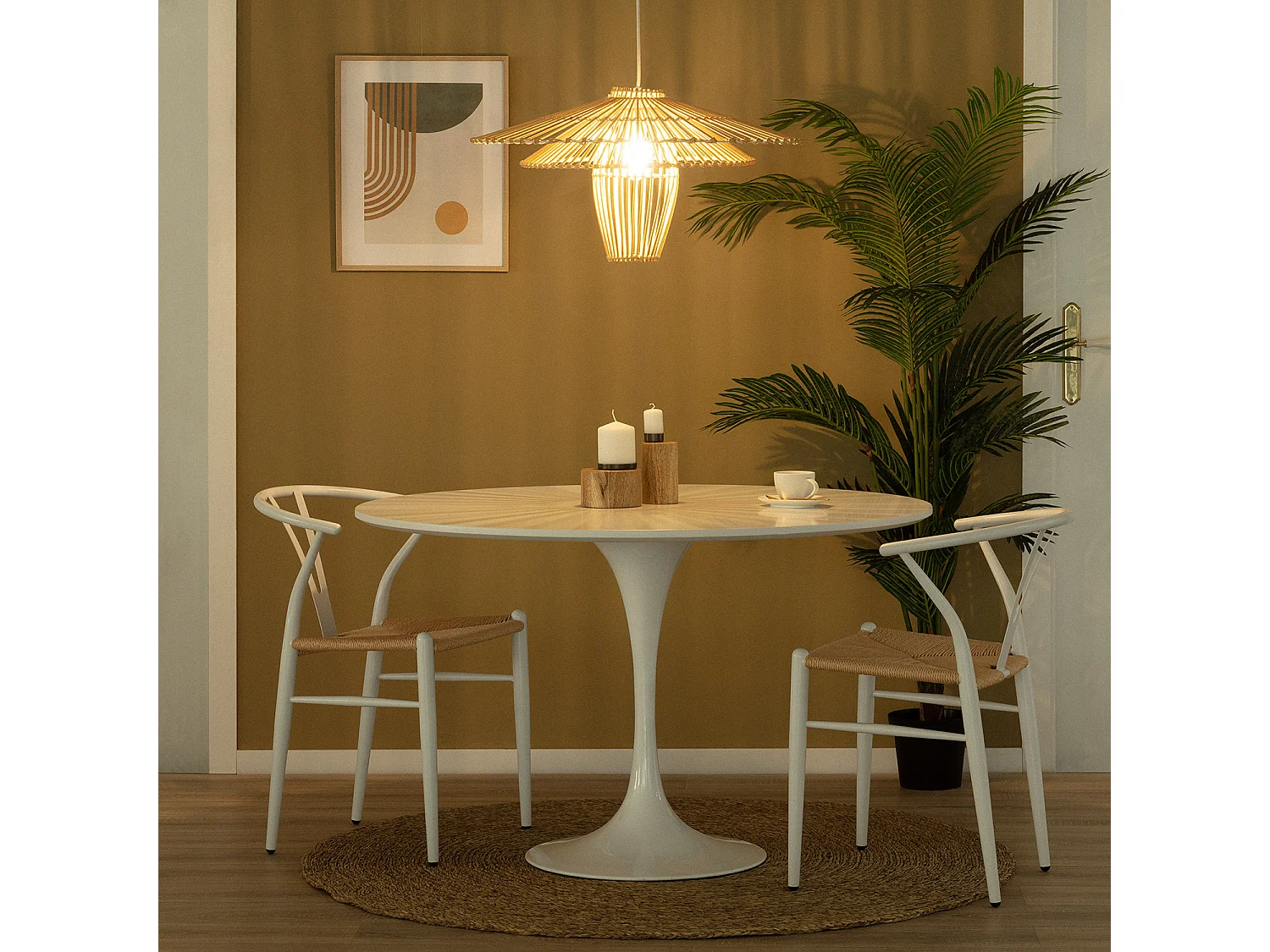 Suspension Bambou Jiang Naturel