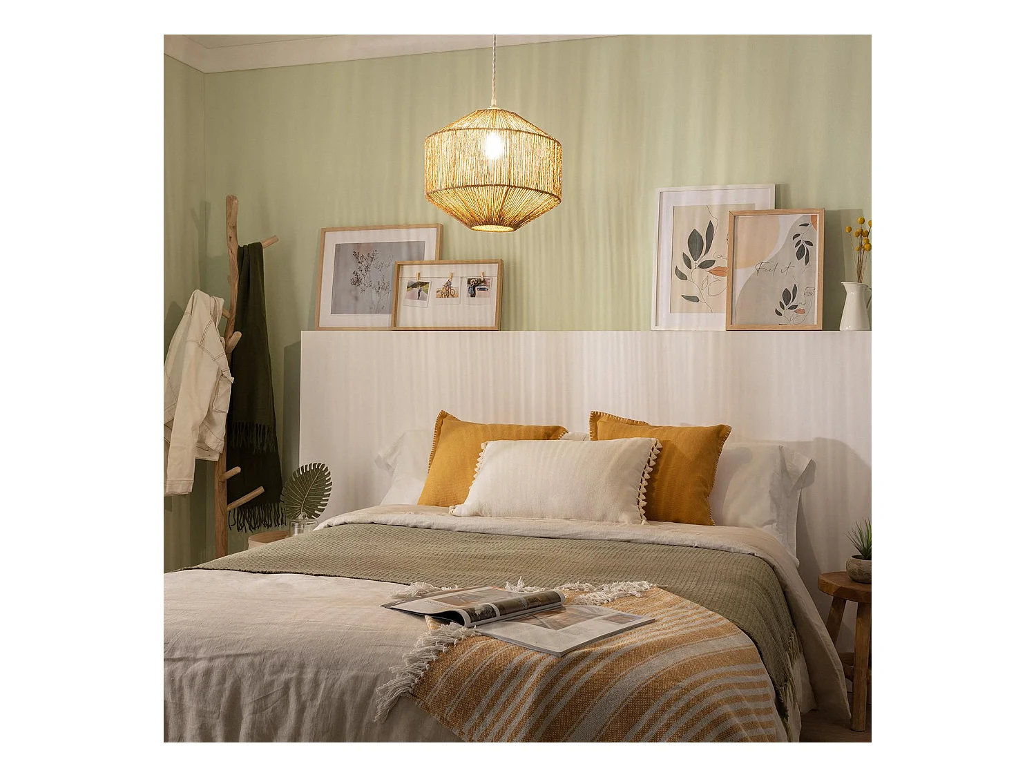 Suspension Jute Calliope ILUZZIA Textile naturel