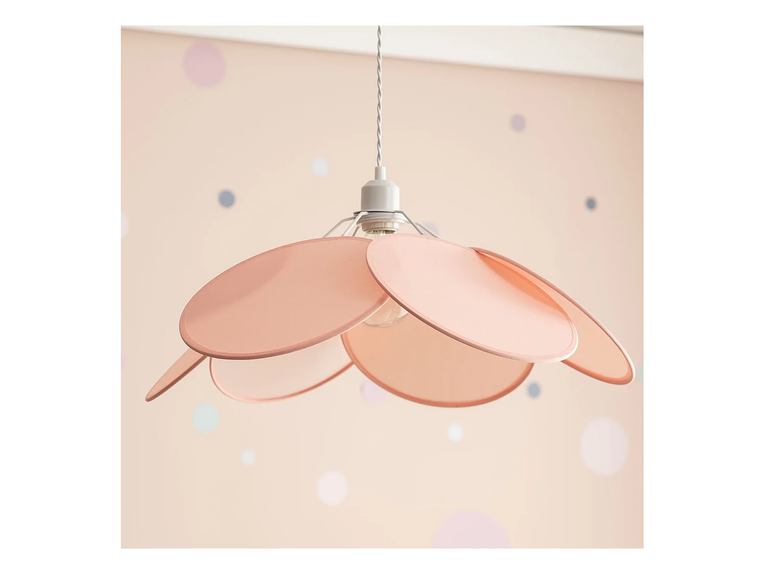 Suspension en tissu Kabuki Crème