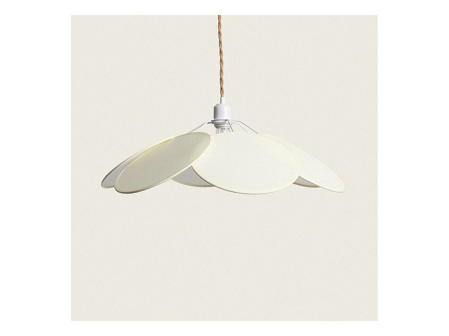 Suspension en tissu Kabuki Crème