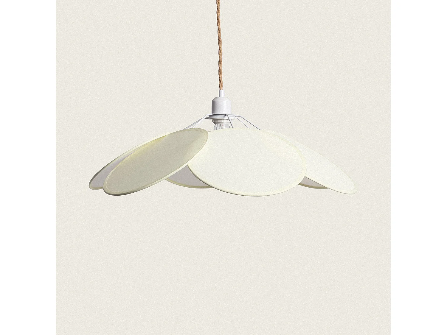 Suspension en tissu Kabuki Crème