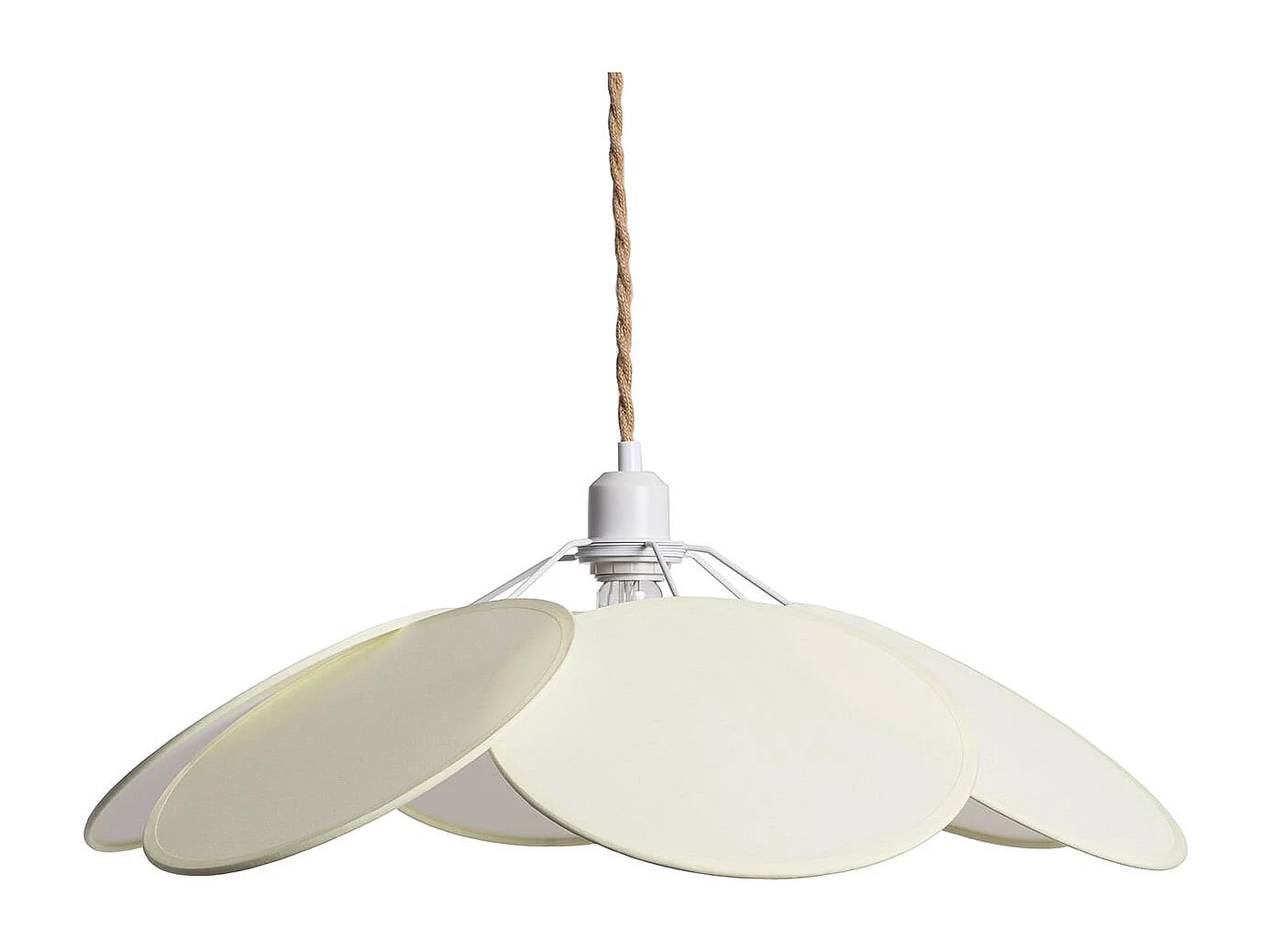 Suspension en tissu Kabuki Crème
