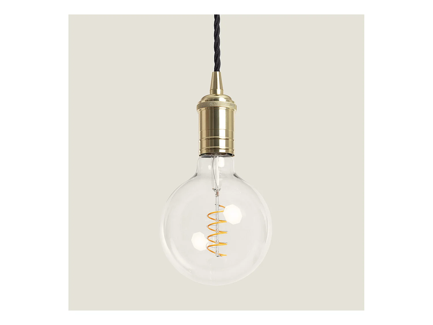 Suspension Métal Sinatra Doré