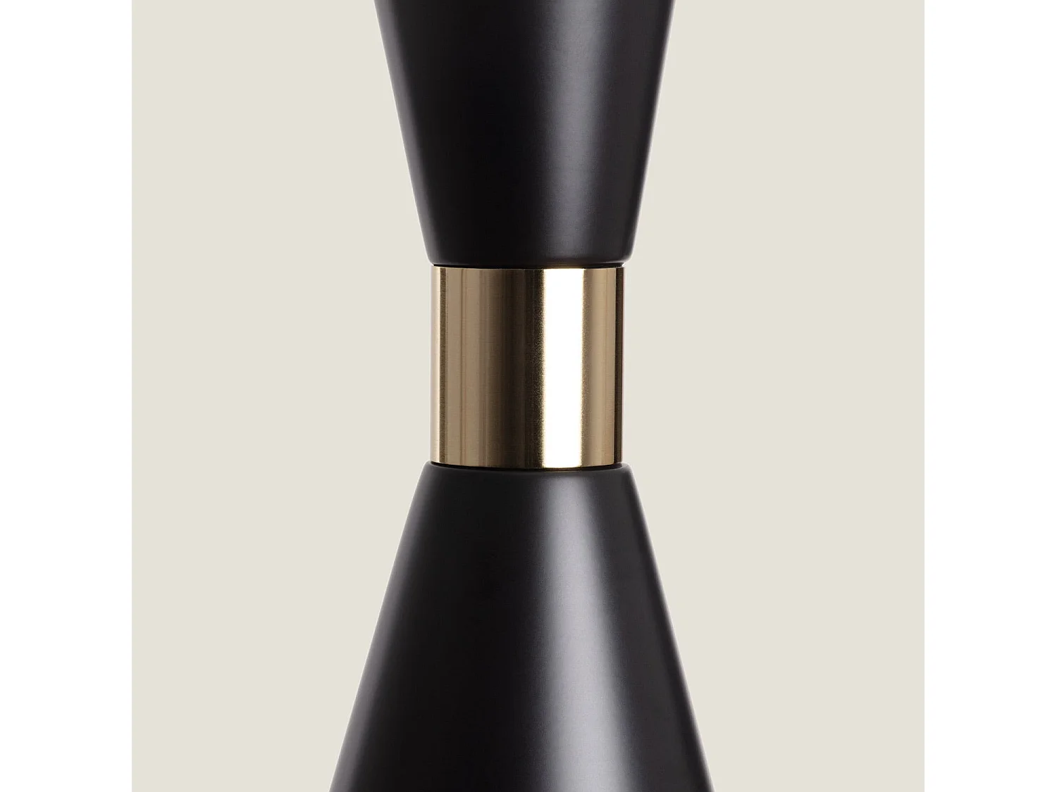 Lampada a Sospensione Metallo Jigger Nero