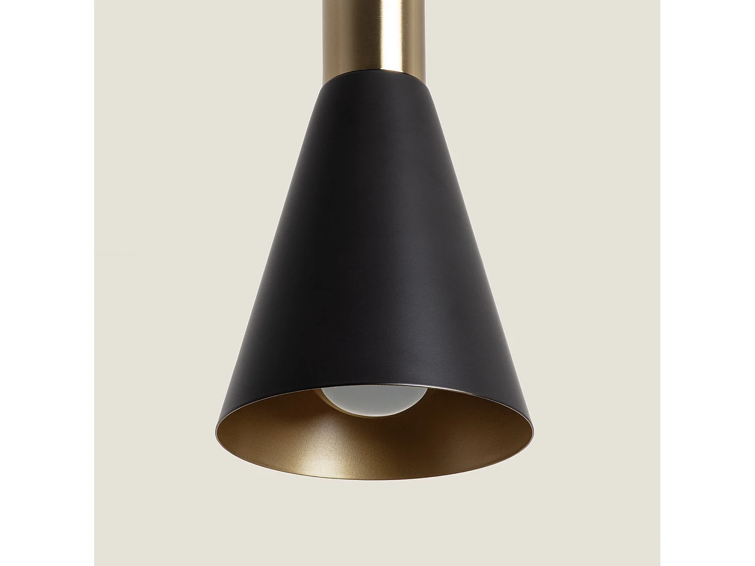 Lampada a Sospensione Metallo Jigger Nero