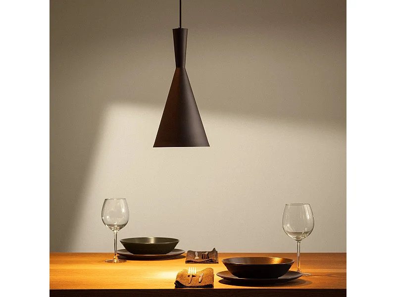 Lampada a Sospensione in Metallo Lennon Bianco