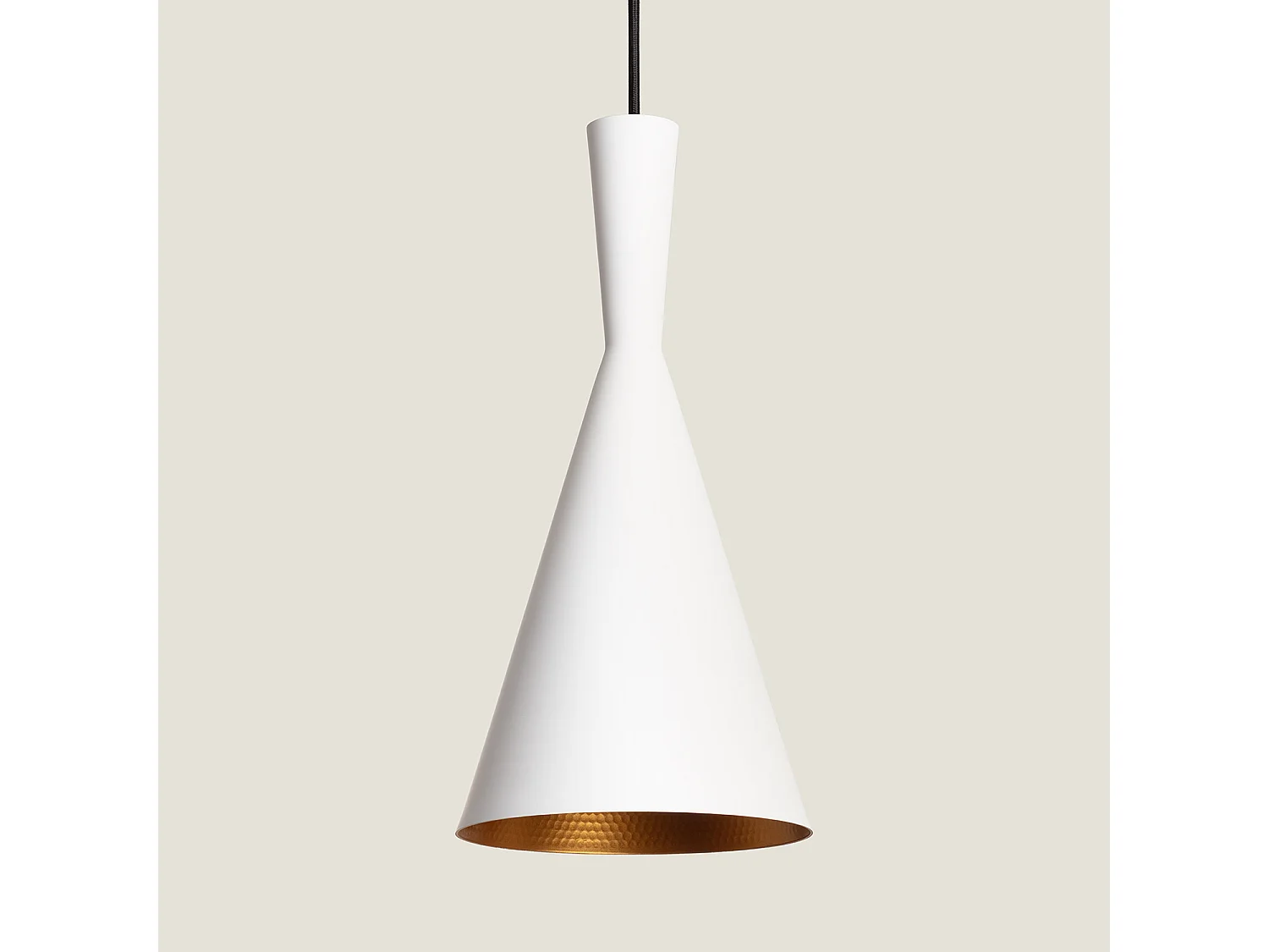 Suspension Métal Lennon Blanc