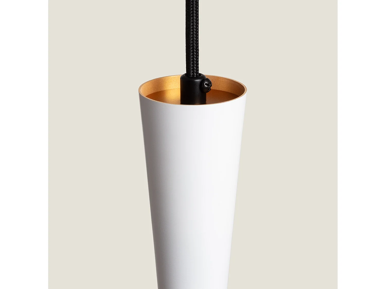 Lámpara Colgante Aluminio Tri Lennon Blanco
