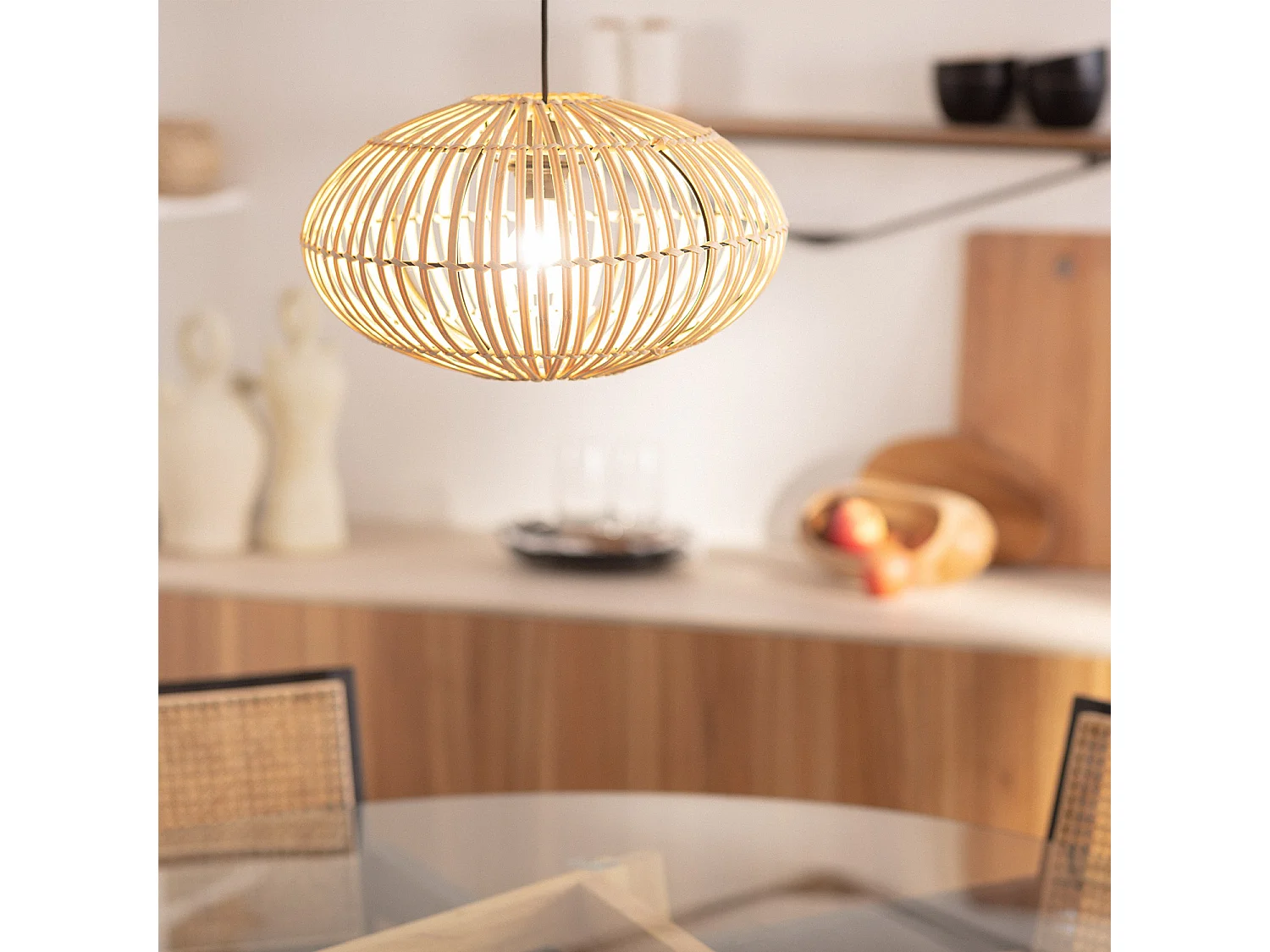 Suspension Bambou Atamach Naturel