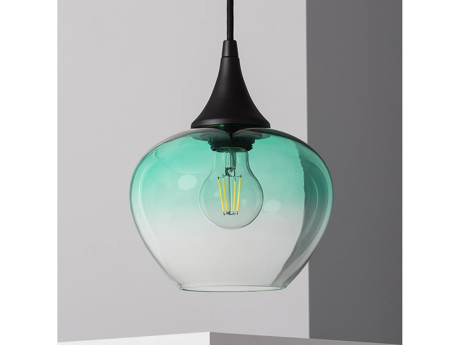 Suspension Verre Manzana Vert