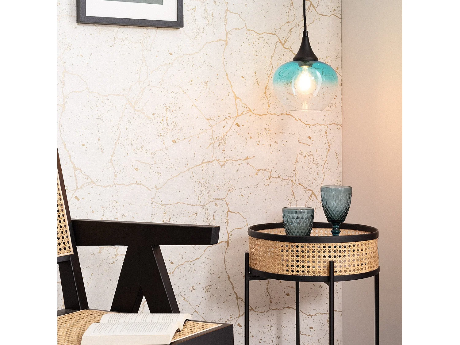 Suspension Verre Manzana Vert