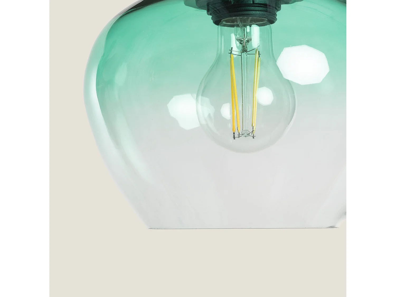 Suspension Verre Manzana Vert