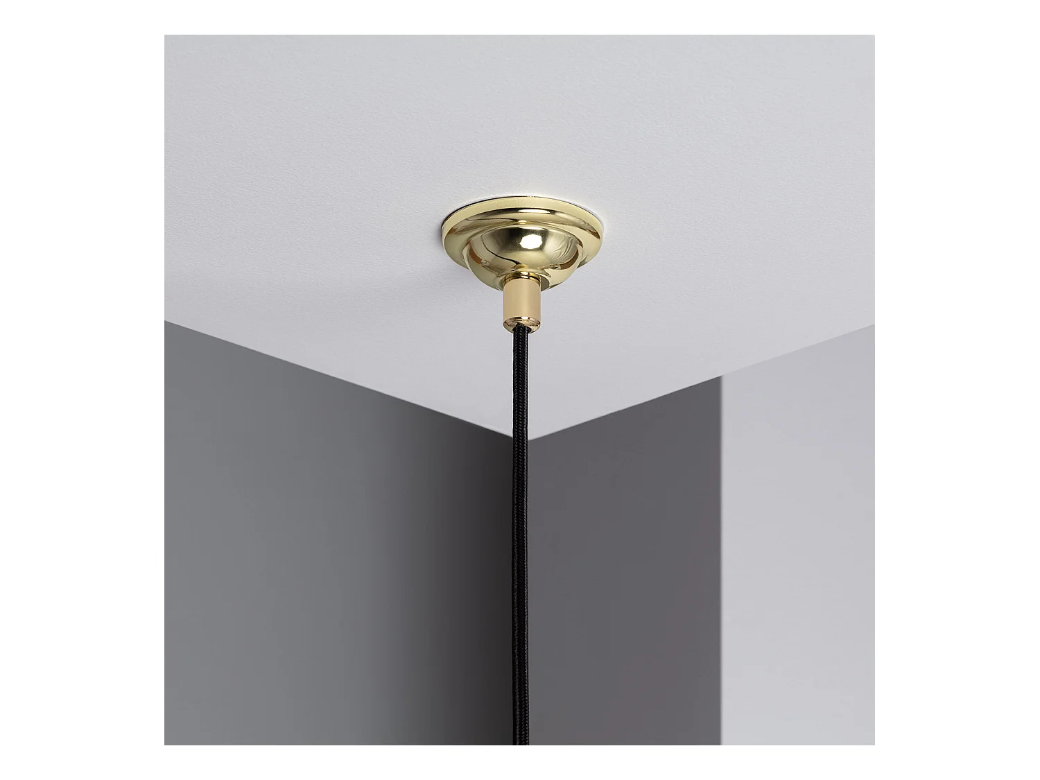 Lampada a Sospensione in Metallo Nhat Oro