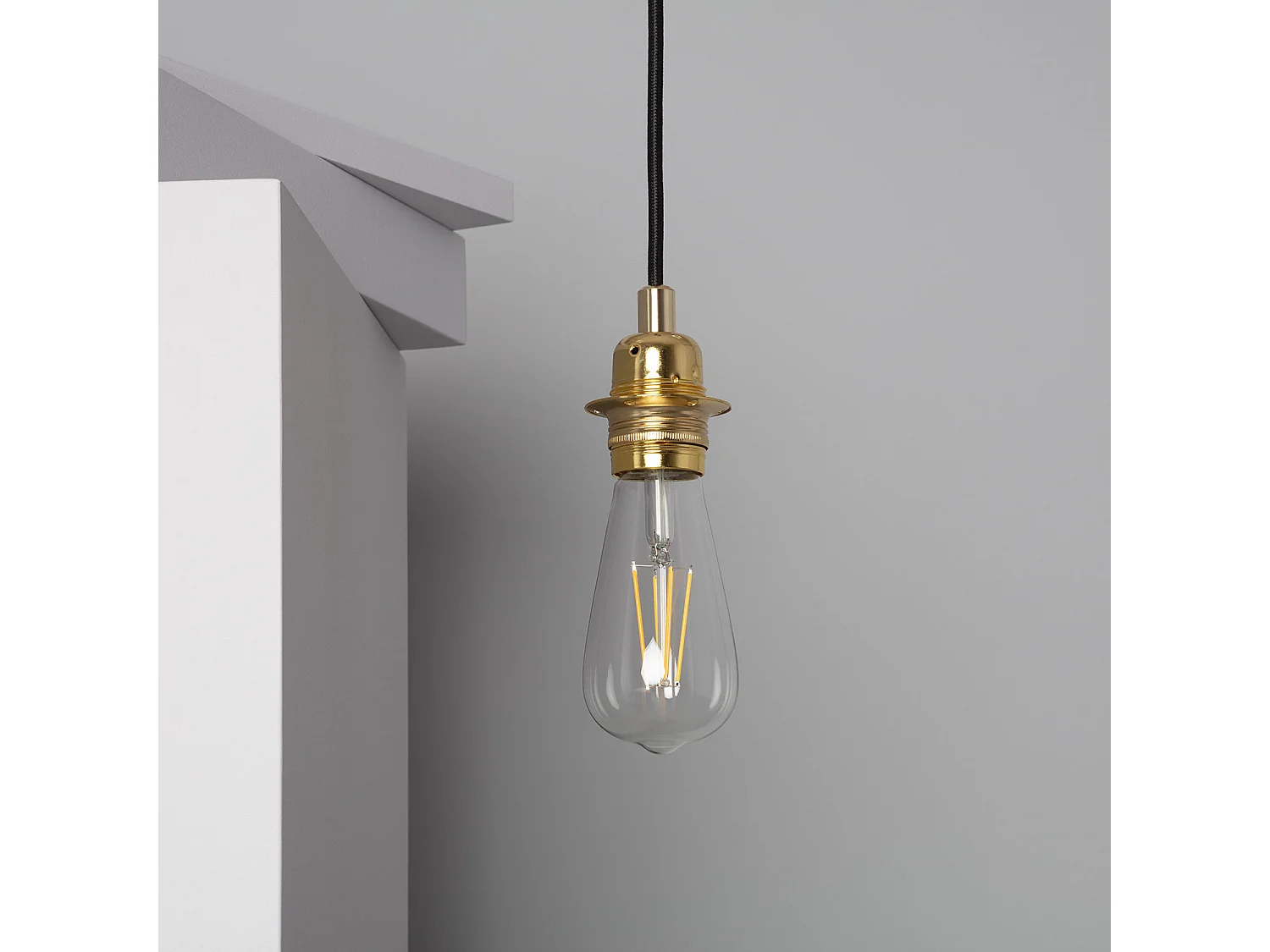 Suspension Métal Nhat  Doré