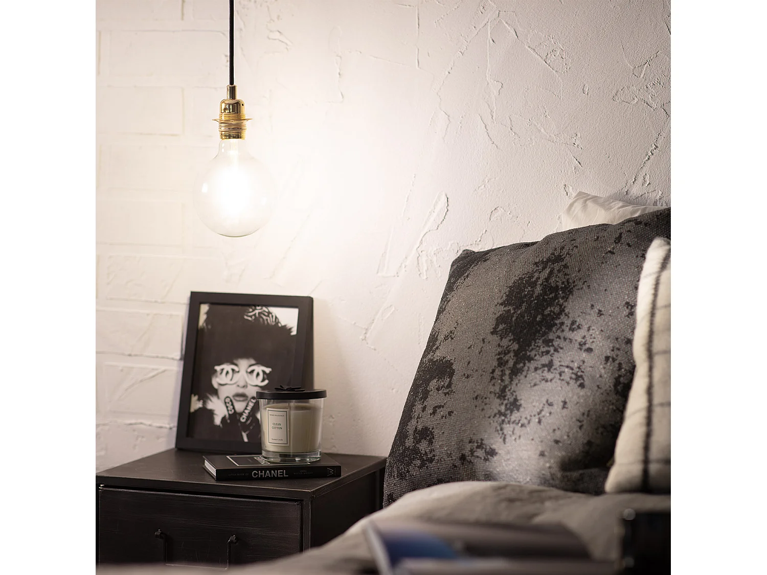 Suspension Métal Nhat  Doré