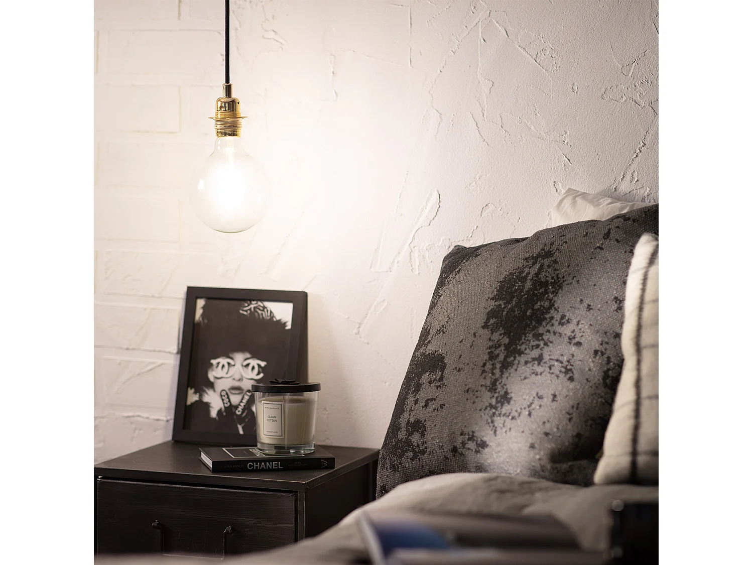 Suspension Métal Nhat  Doré