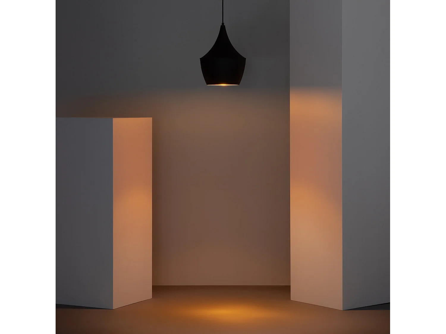 Suspension Métal Mercury Noir