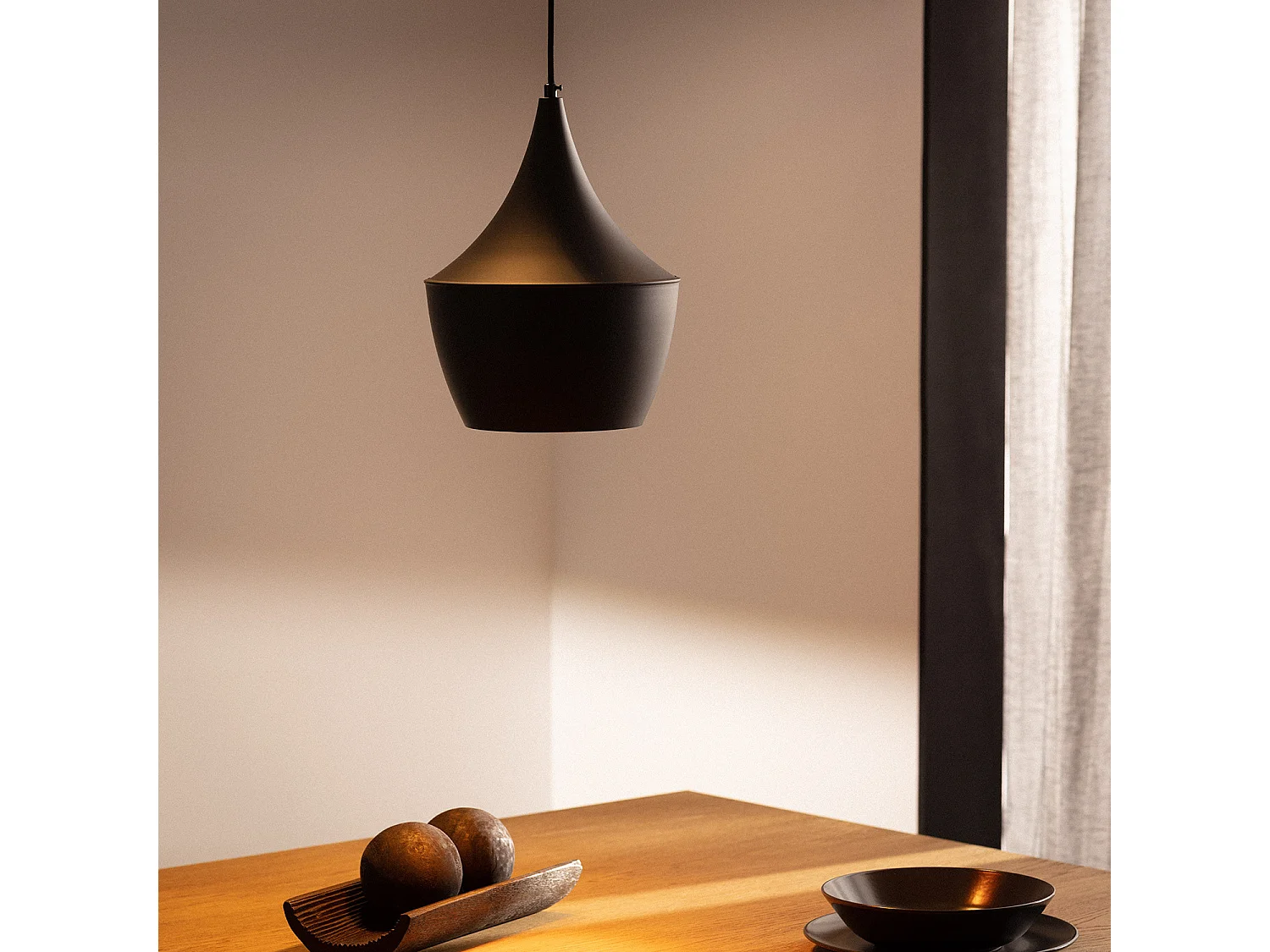 Suspension Aluminium Mercury Noir