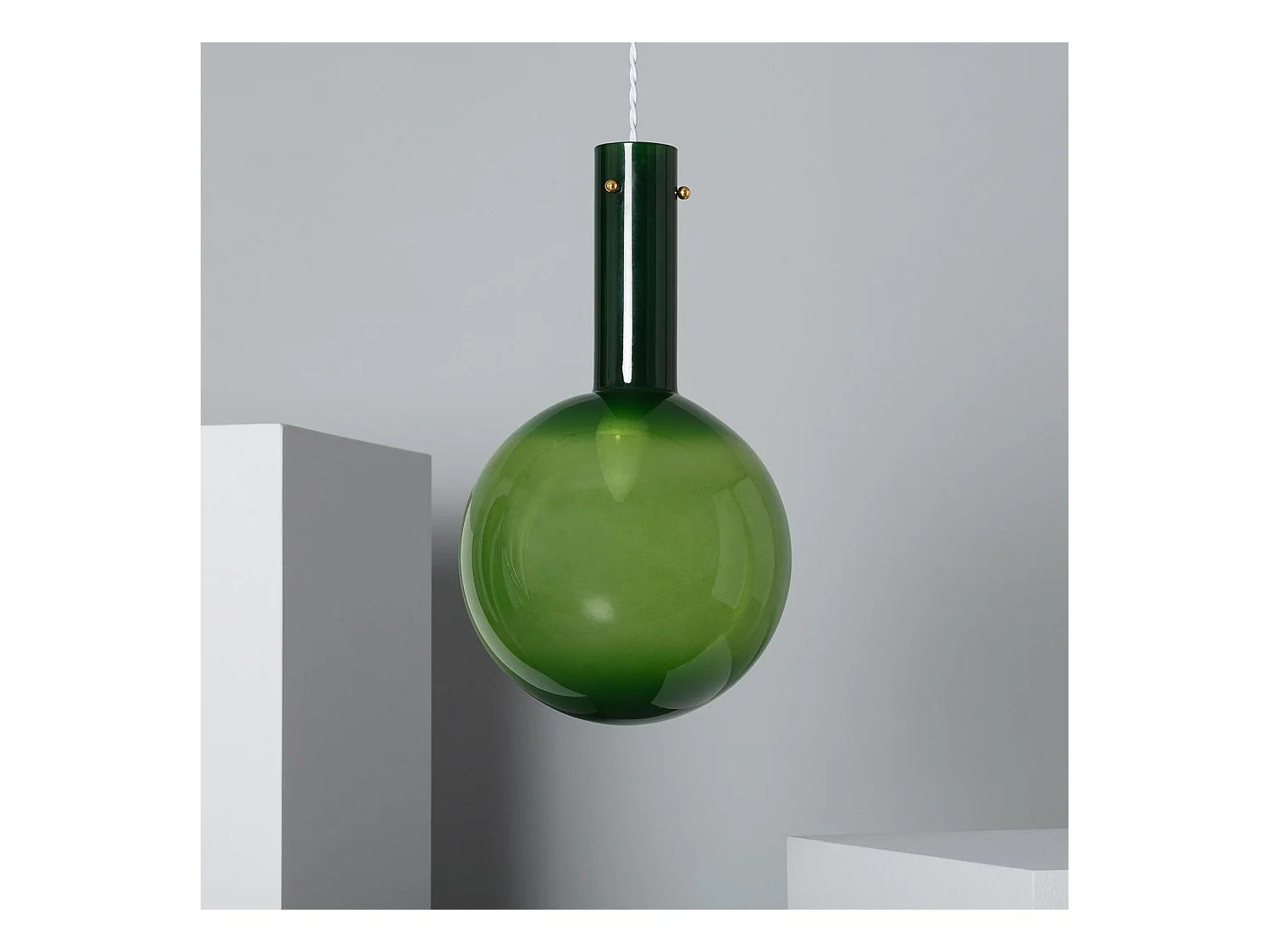 Suspension Verre Olivo Vert olive