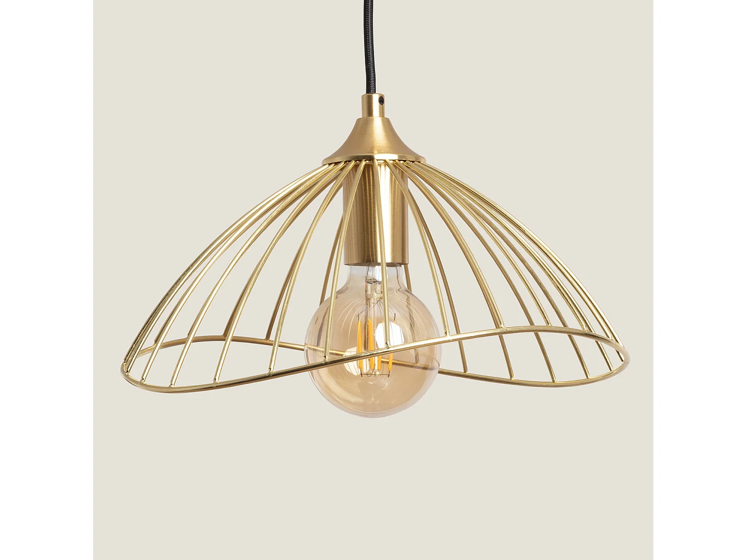 Suspension Métal Kibanda Alfarb  Doré