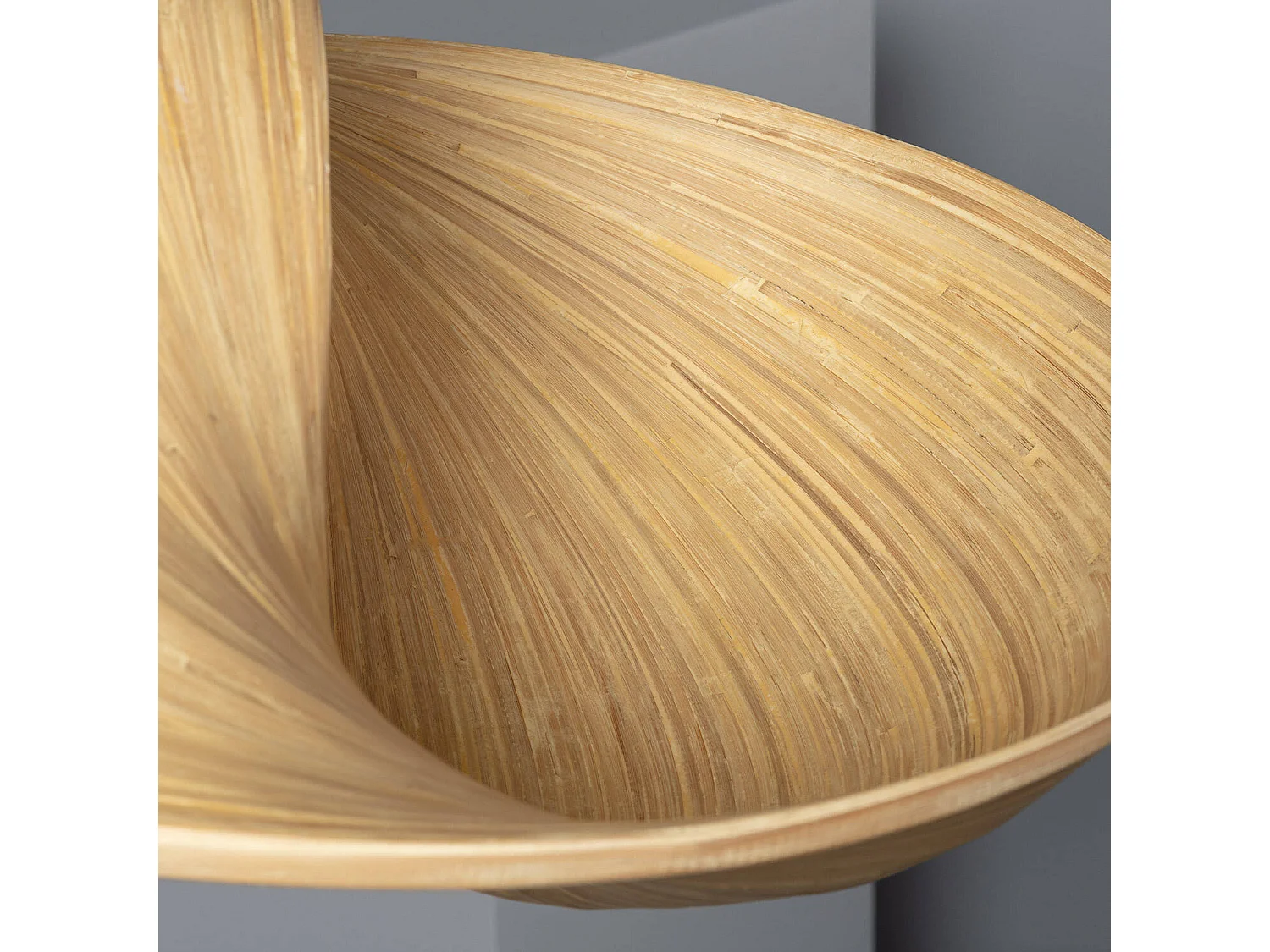 Suspension Bambou Shuka Big Acacia Ø600 mm ILUZZIA Noir/Blanc