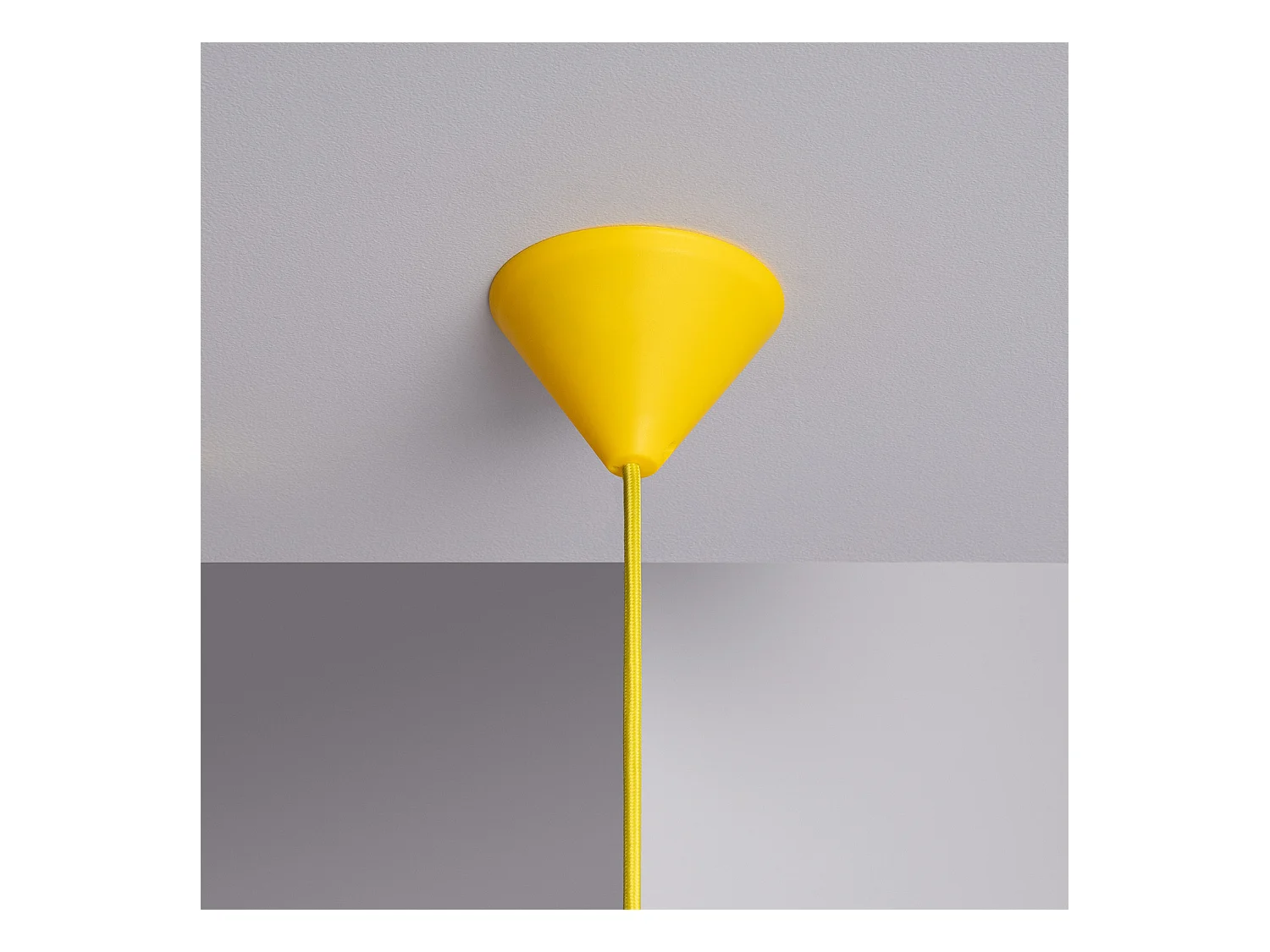 Lámpara Colgante Rubik Amarillo