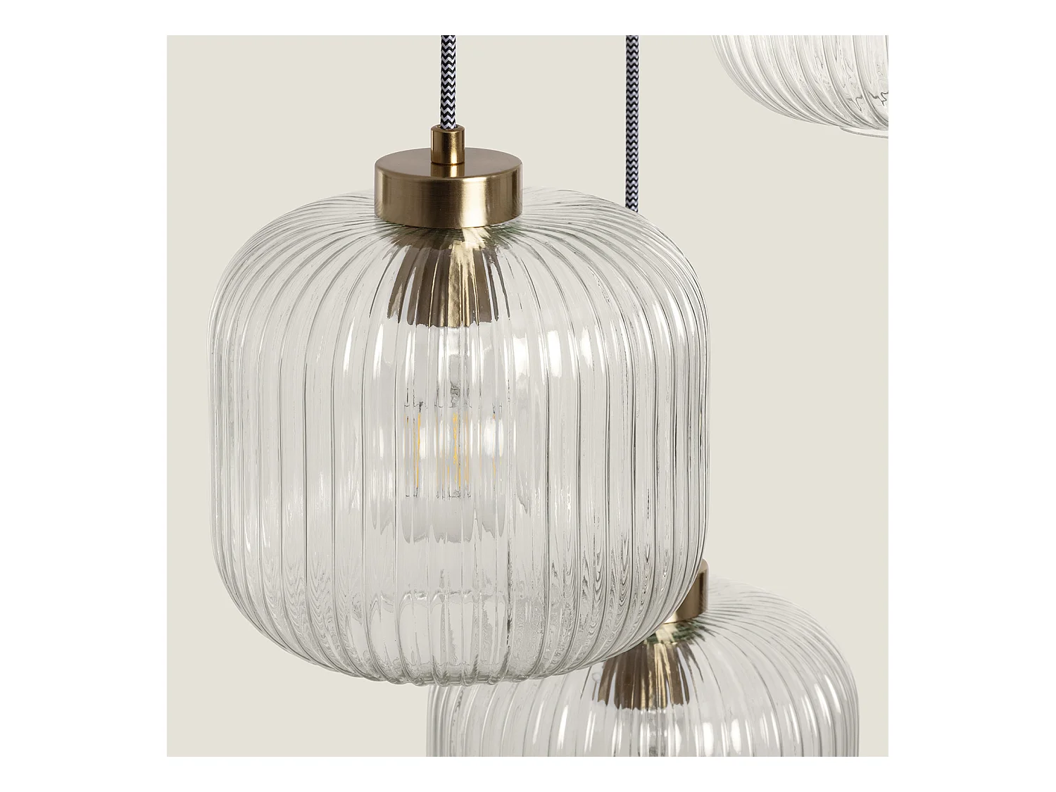 Suspension Verre Tri Wilde Transparent