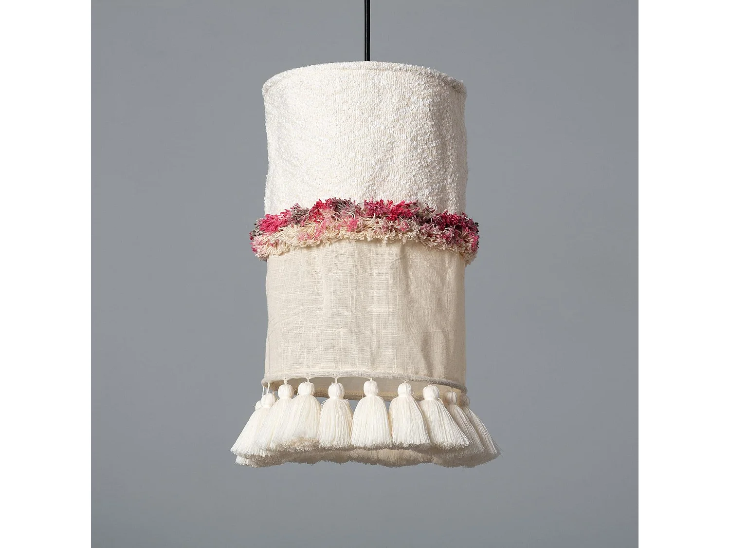 Suspension Coton Haida  Blanc cassé