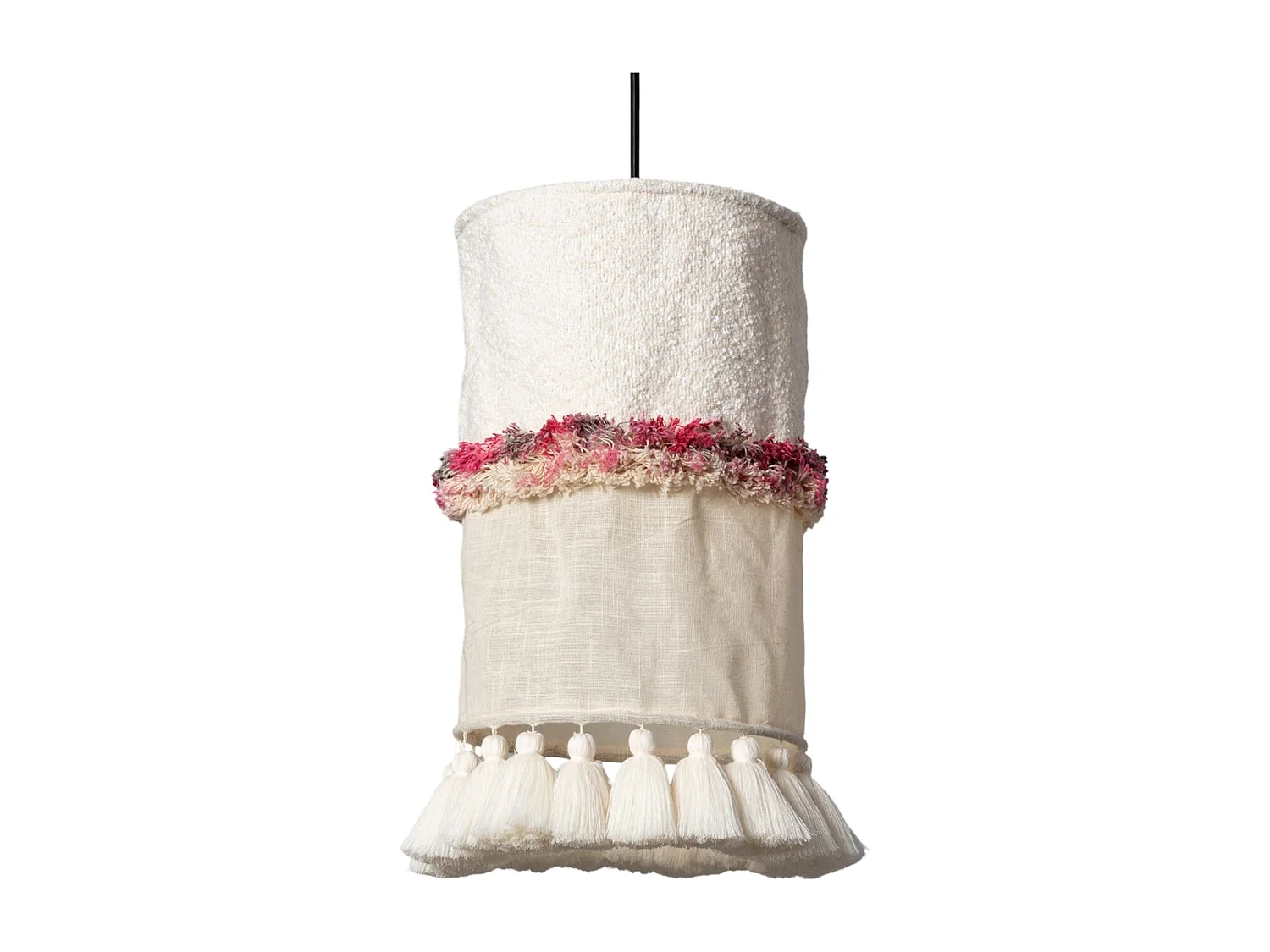 Suspension Coton Haida  Blanc cassé
