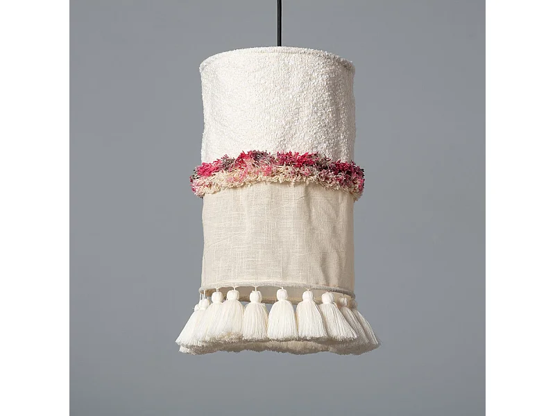 Suspension Coton Haida  Blanc cassé