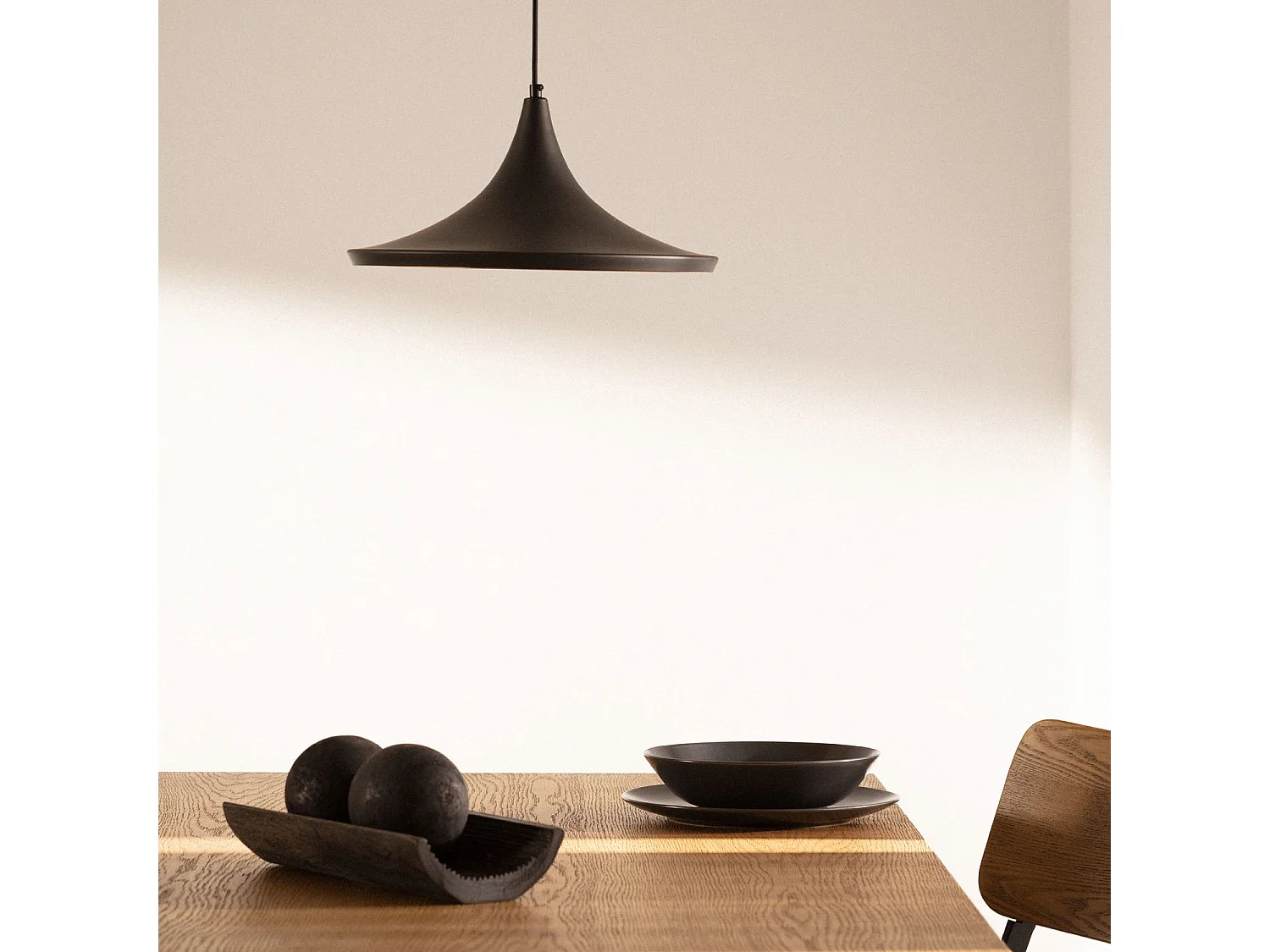 Suspension Métal Presley Noir