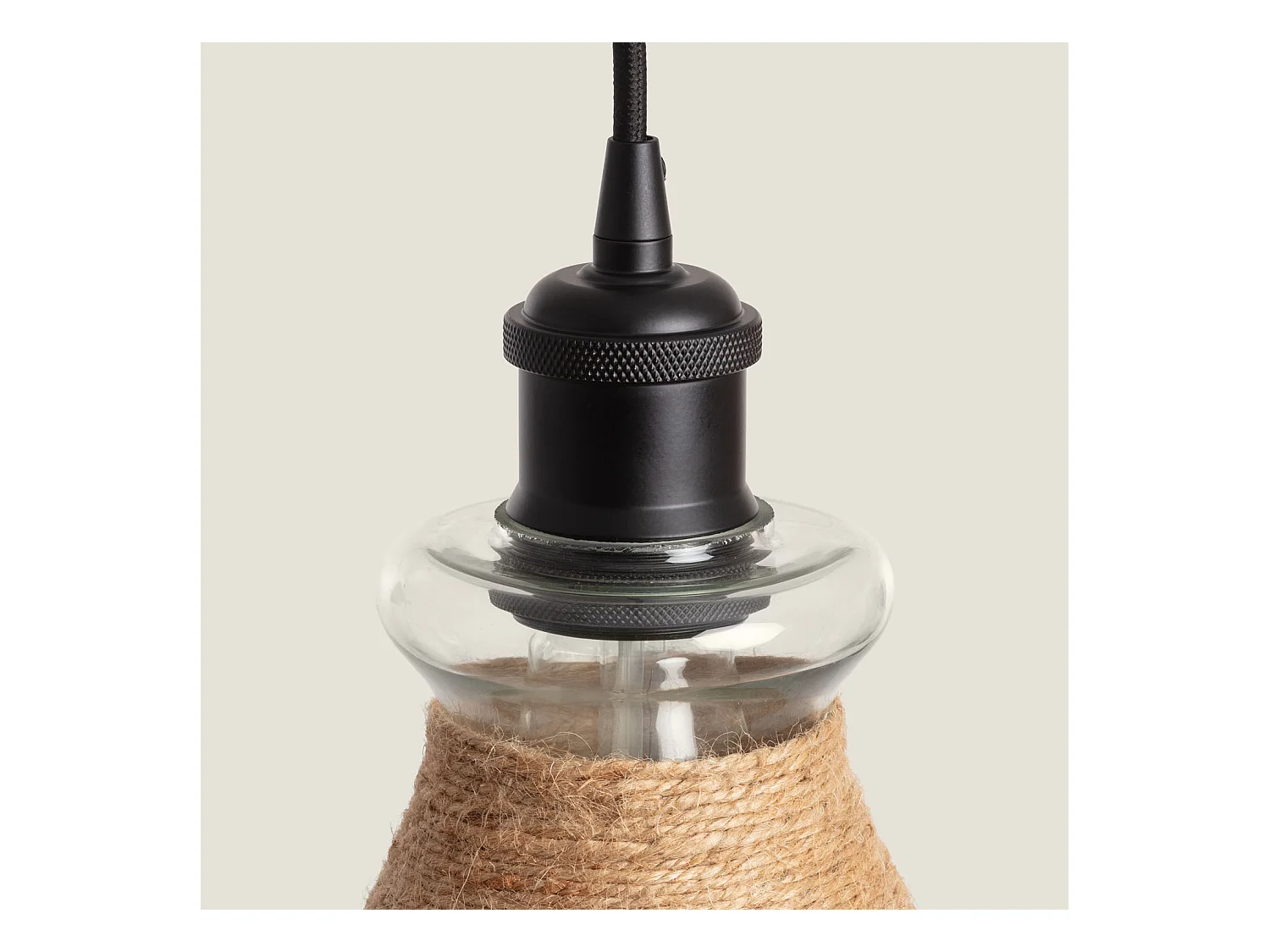 Suspension Verre Royesa Noir