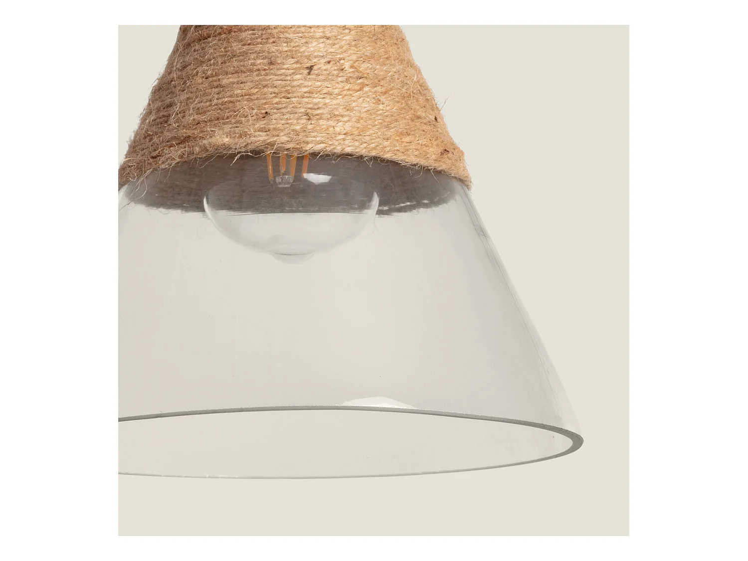 Suspension Verre Royesa Noir