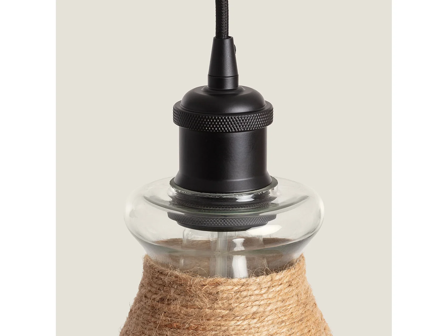 Suspension Verre Royesa Noir