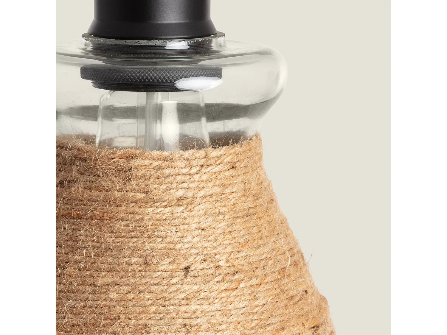 Suspension Verre Royesa Noir