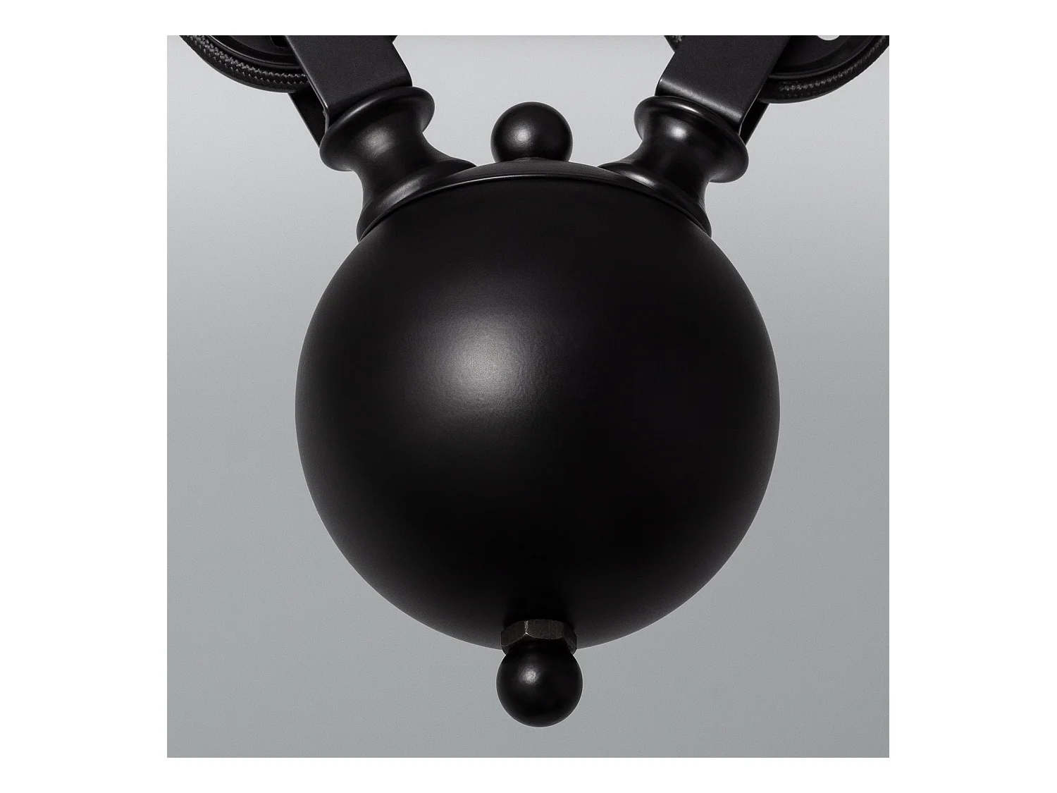 Lámpara Colgante Metal Pusaka Negro