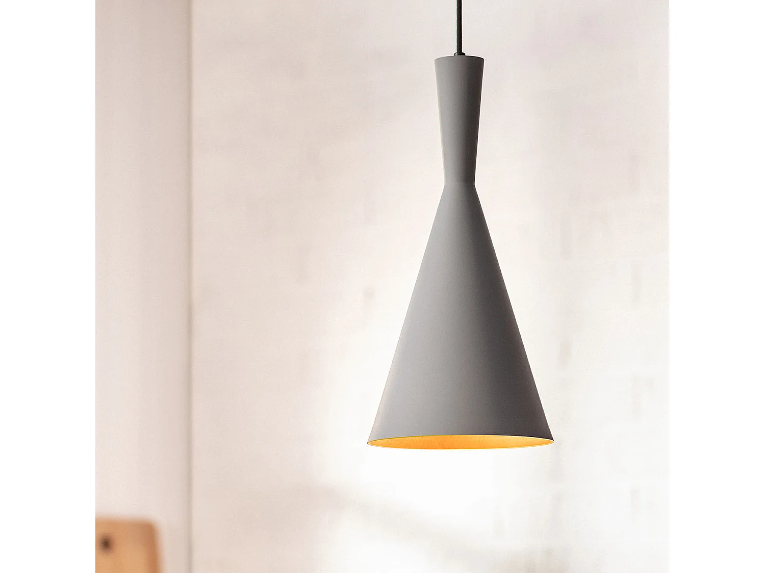 Suspension Aluminium Lennon Gris