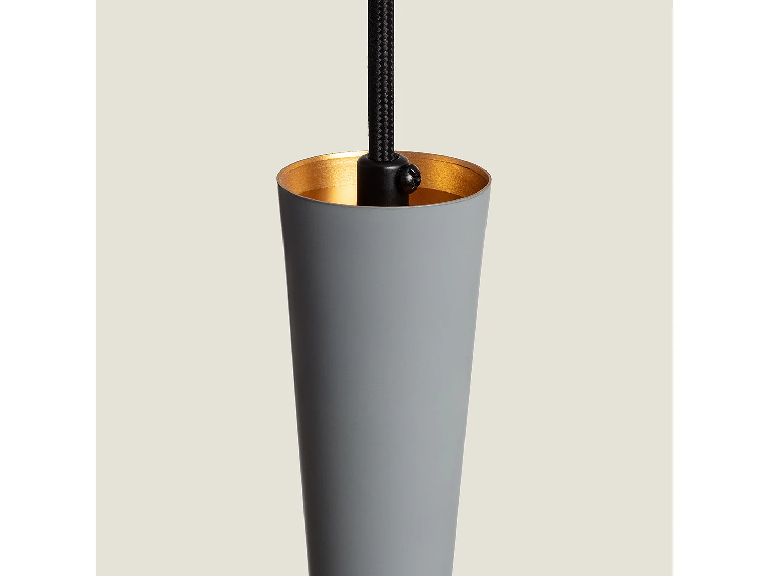 Suspension Aluminium Lennon Gris