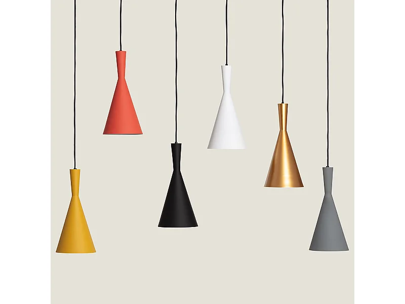 Suspension Métal Lennon Gris