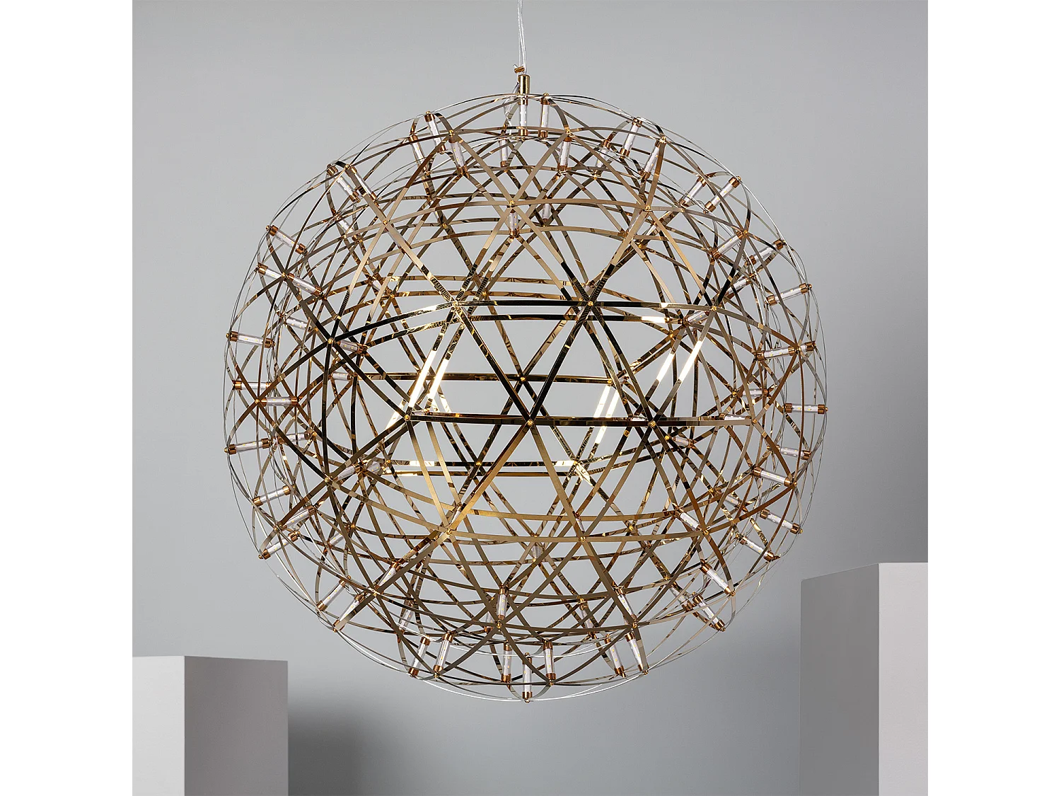 Lámpara Colgante LED 37 W Aluminio Gloria Ø700 mm