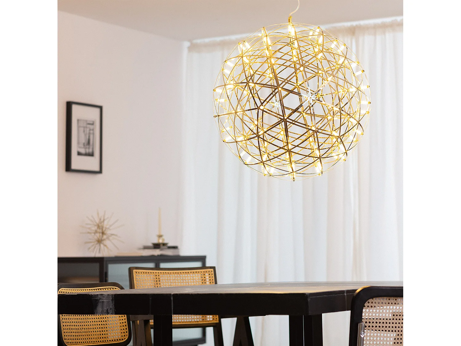 Lámpara Colgante LED 37 W Aluminio Gloria Ø700 mm