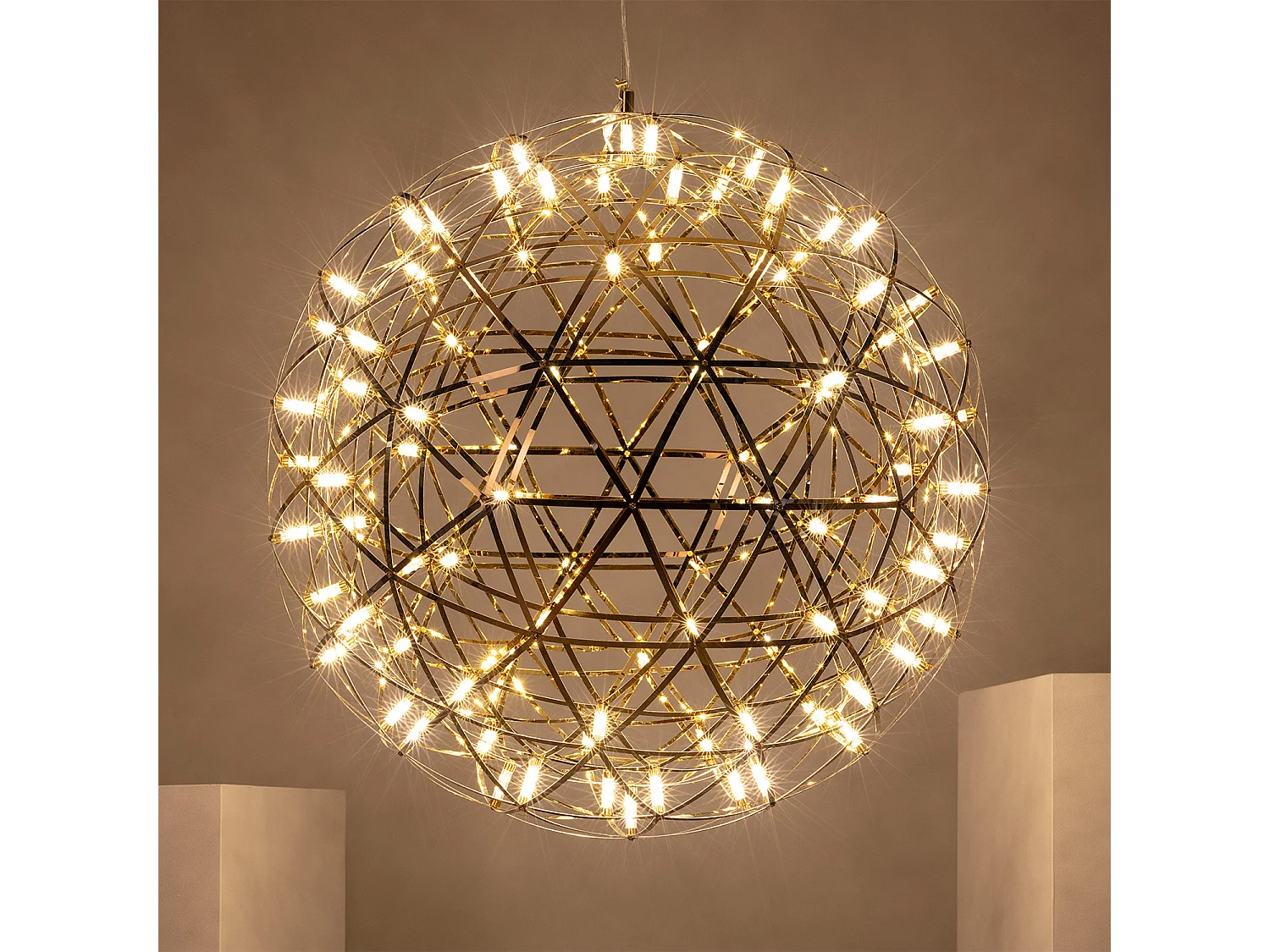 Lámpara Colgante LED 37 W Aluminio Gloria Ø700 mm
