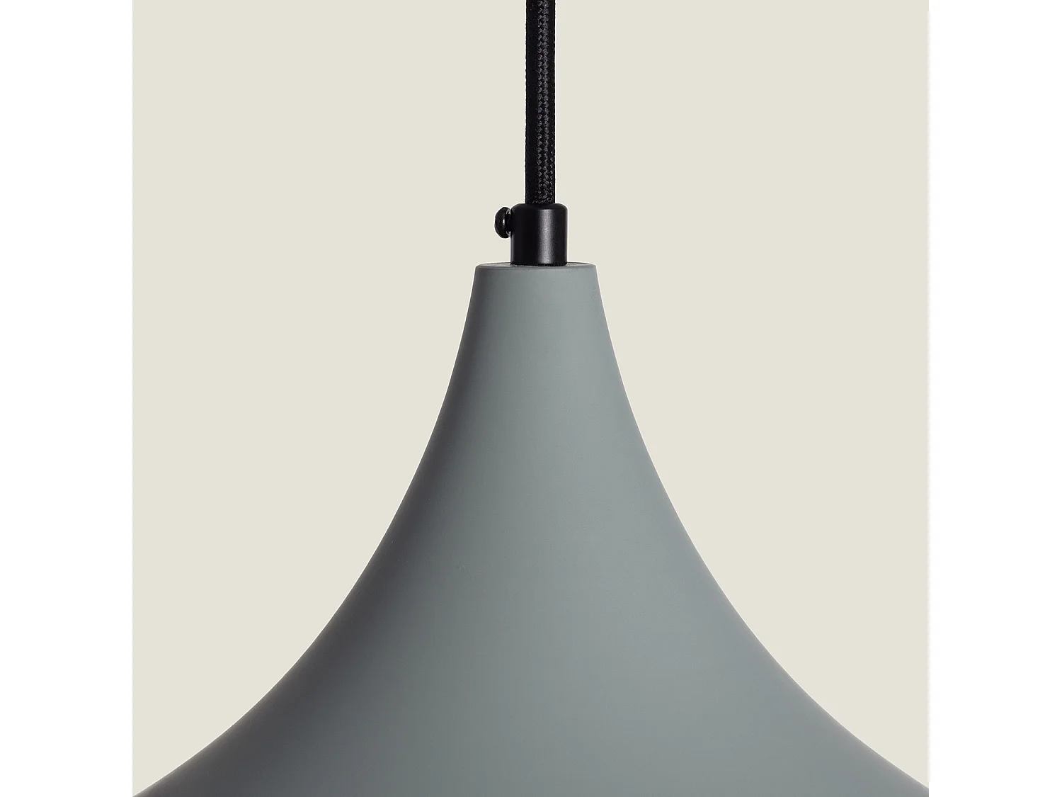 Lámpara Colgante Metal Tri Presley Gris