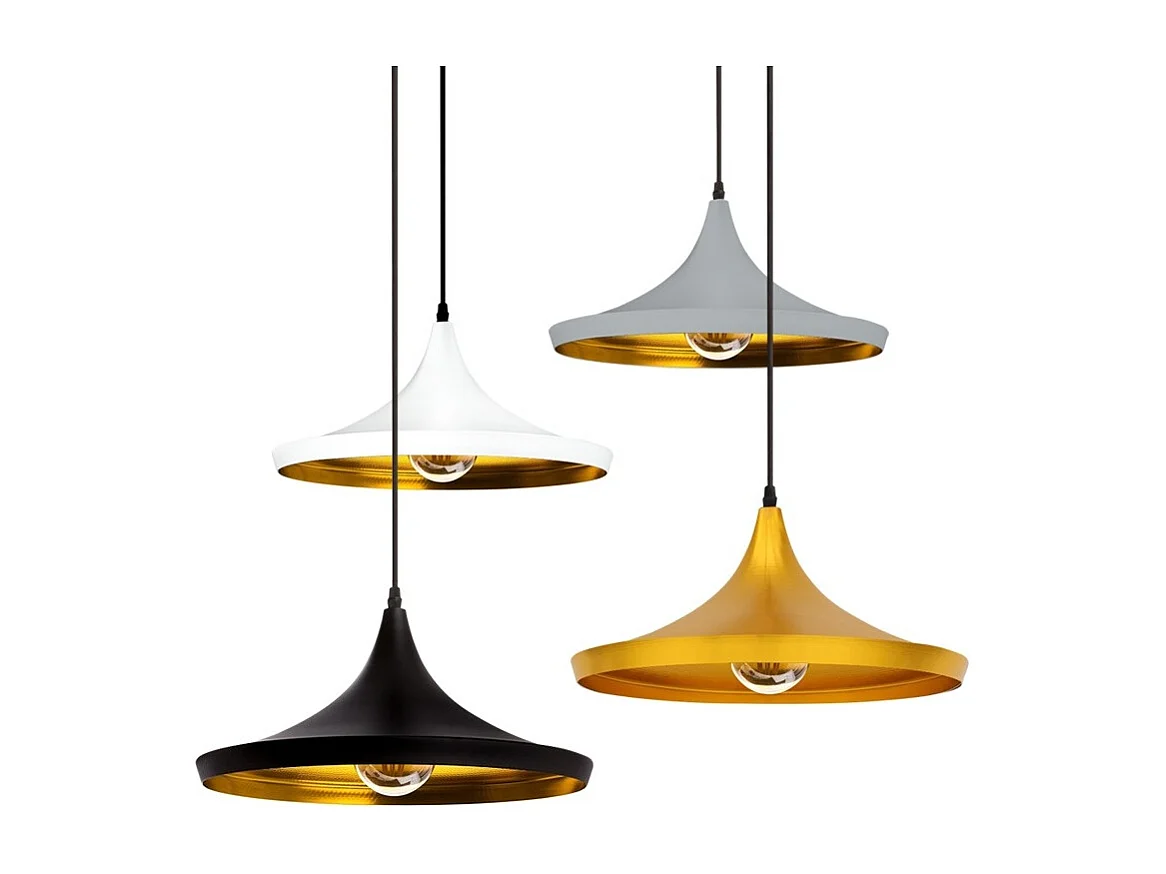 Lámpara Colgante Metal Tri Presley Gris