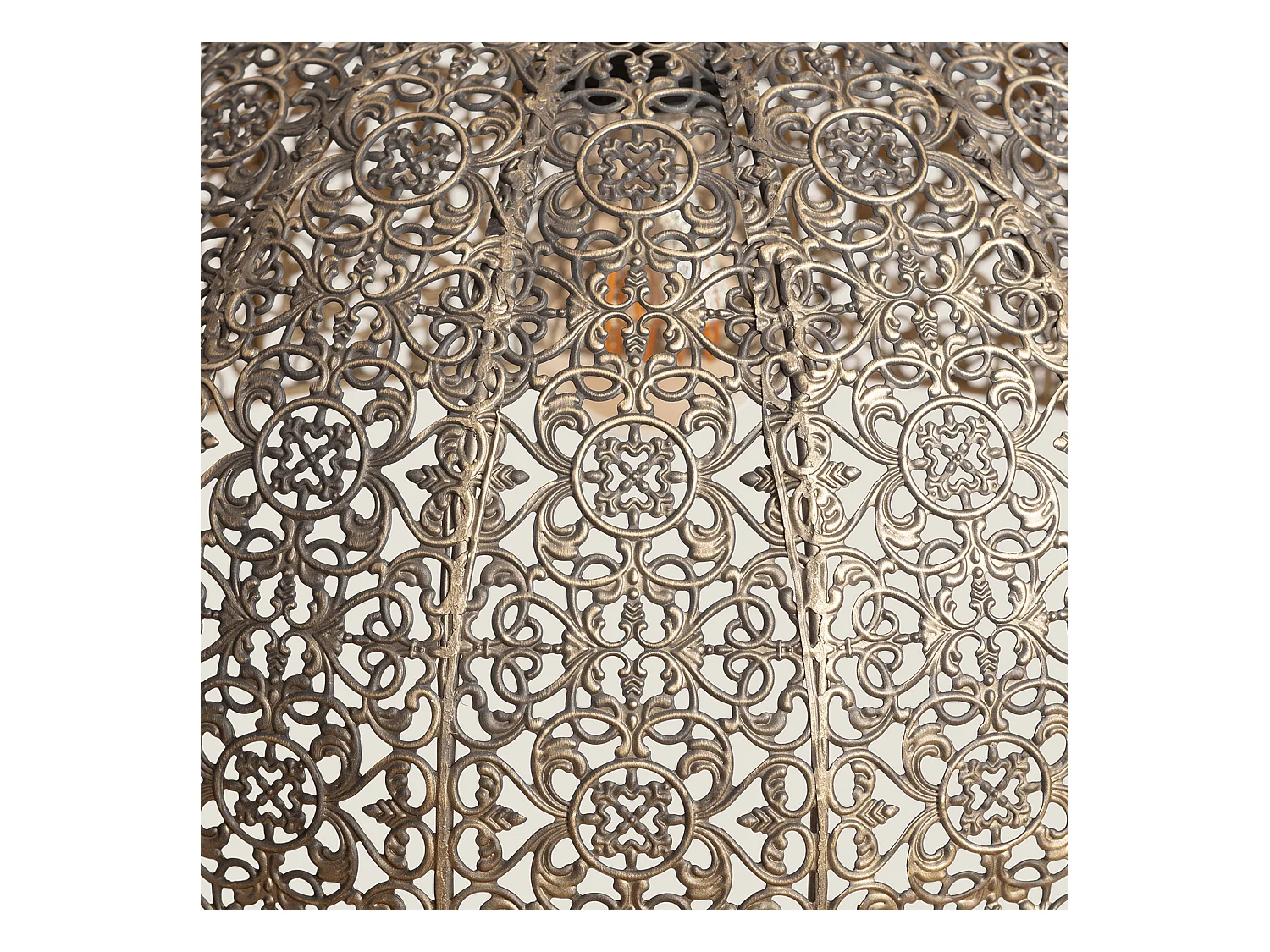 Lampada a Sospensione in Metallo Aerba Oro