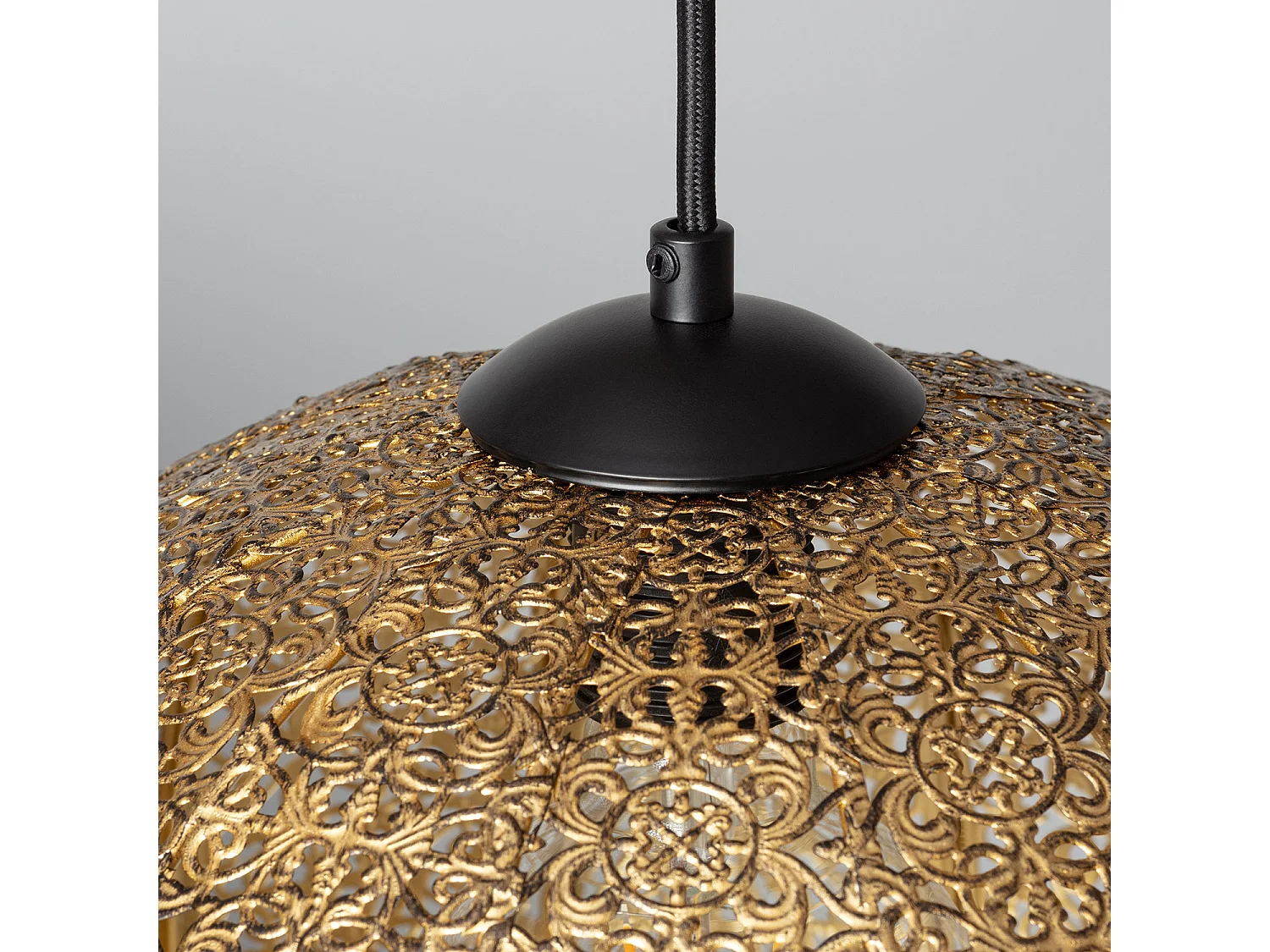 Suspension Métal Aerba Doré