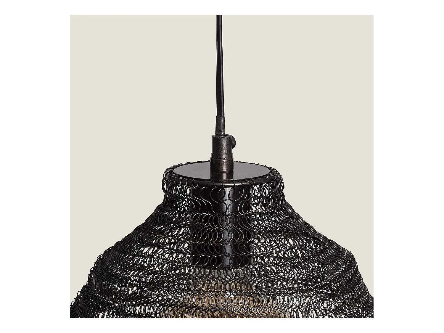 Lámpara Colgante Metal Milos L Plateado